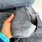 Bamboo Towelling - Super Soft - Dark Grey