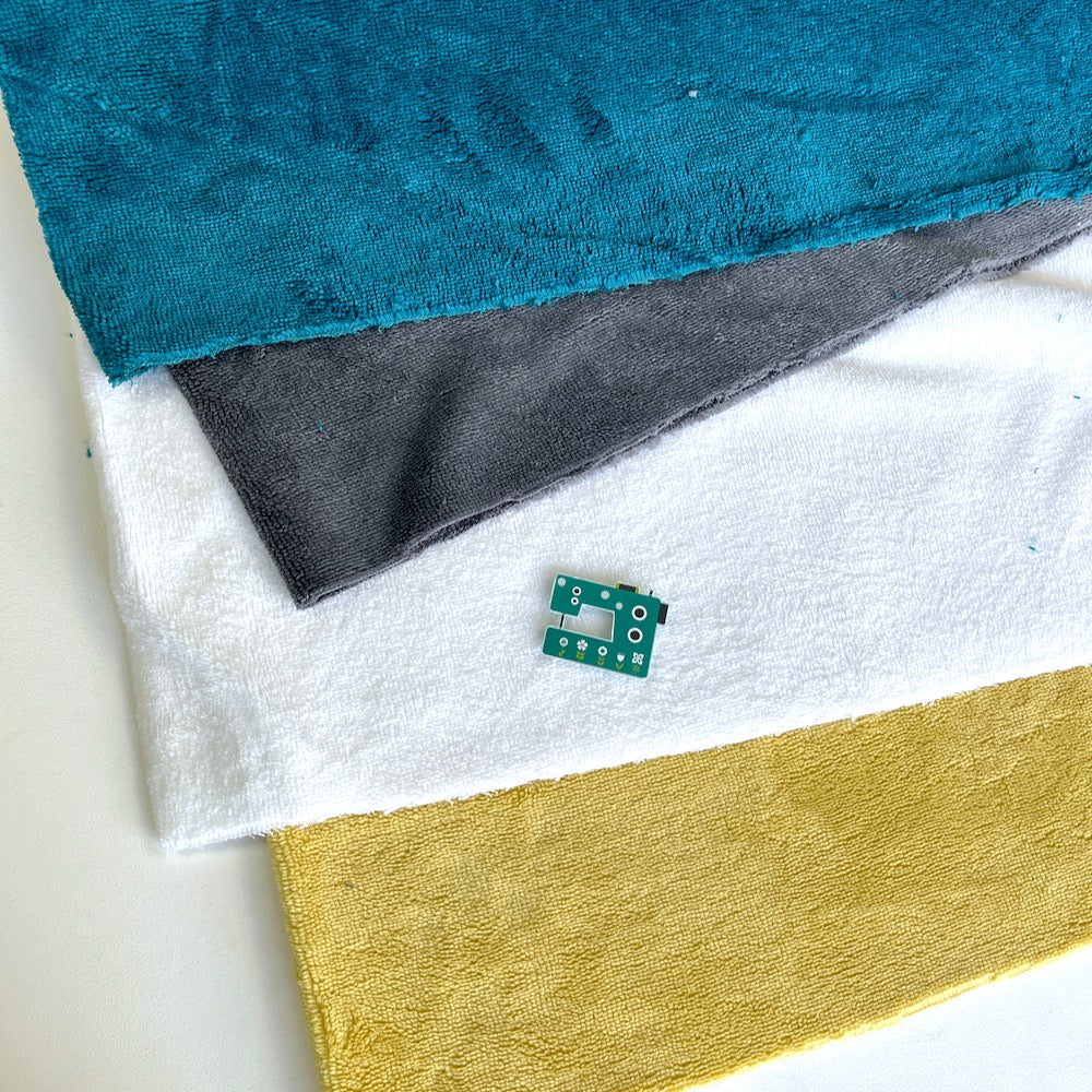 Bamboo Towelling - Super Soft - Dark Teal