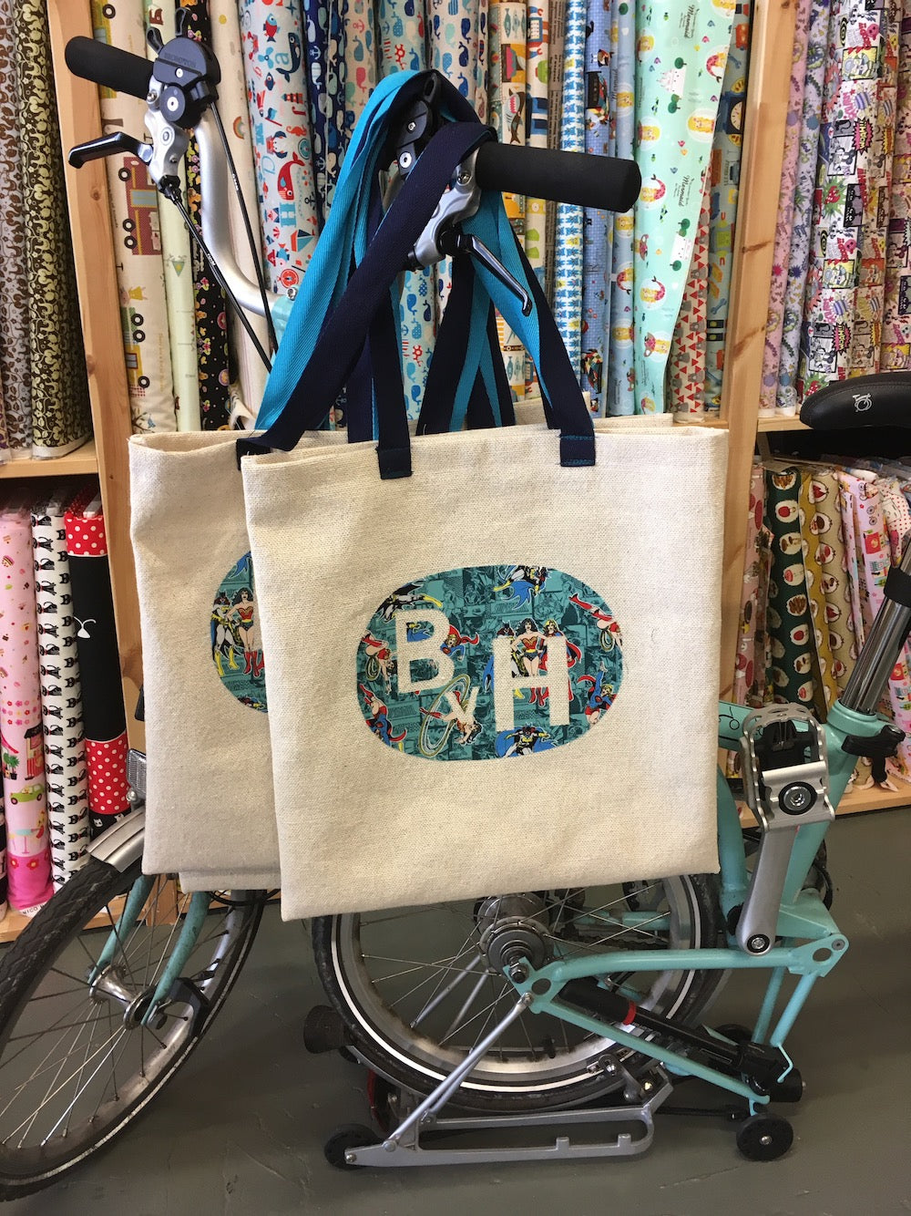 Natural Cotton Canvas Project Inspiration Bag