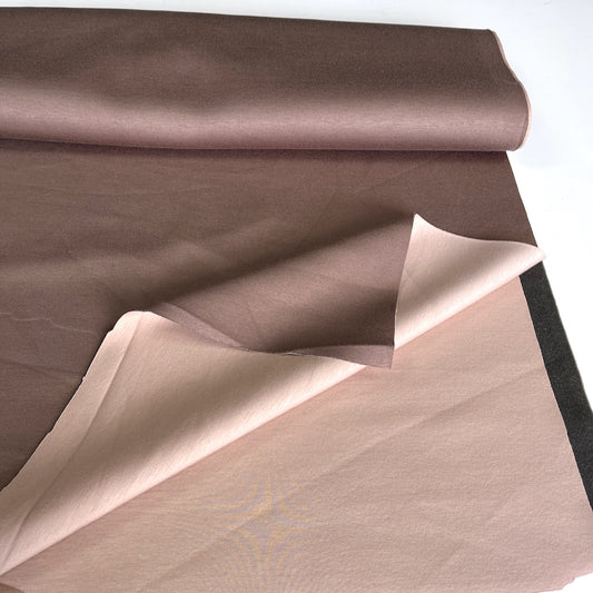 Bonded Double Sided Cotton Scuba Foam - Deadstock Designer Fabric - Taupe Pearl