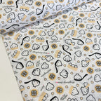 Soup Dumplings (Multi) Quilting Fabric by Michael Miller (Per Metre)