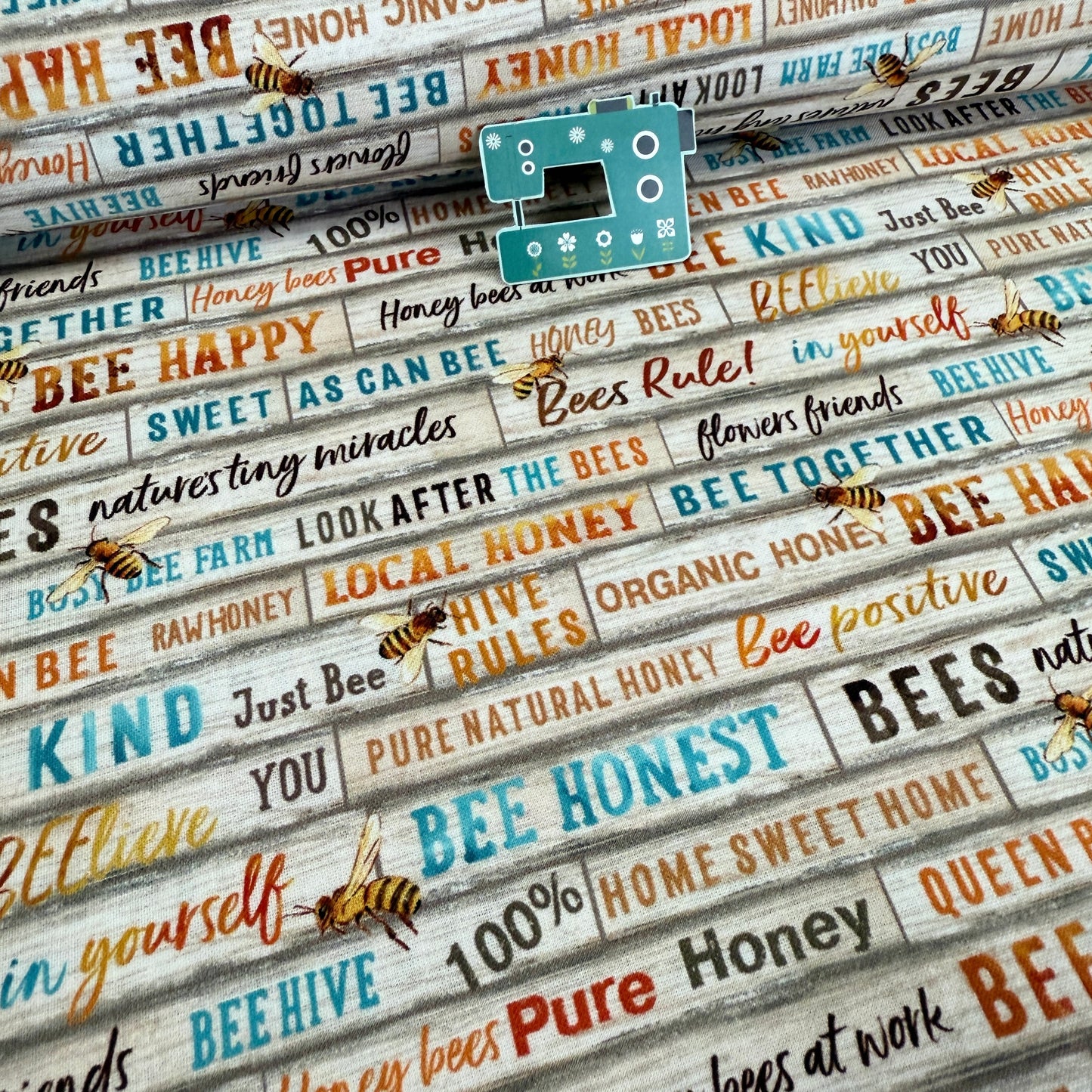 Just Bee (Multi) Quilting Fabric by Michael Miller (Per Metre)