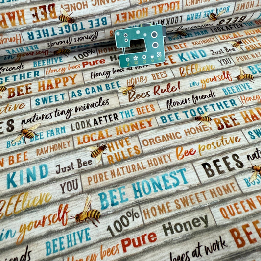 Just Bee (Multi) Quilting Fabric by Michael Miller (Per Metre)