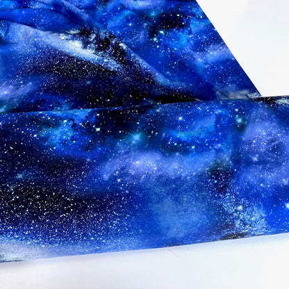 Timeless Treasures EXTRA WIDE 275cm - Space Galaxy - Blue