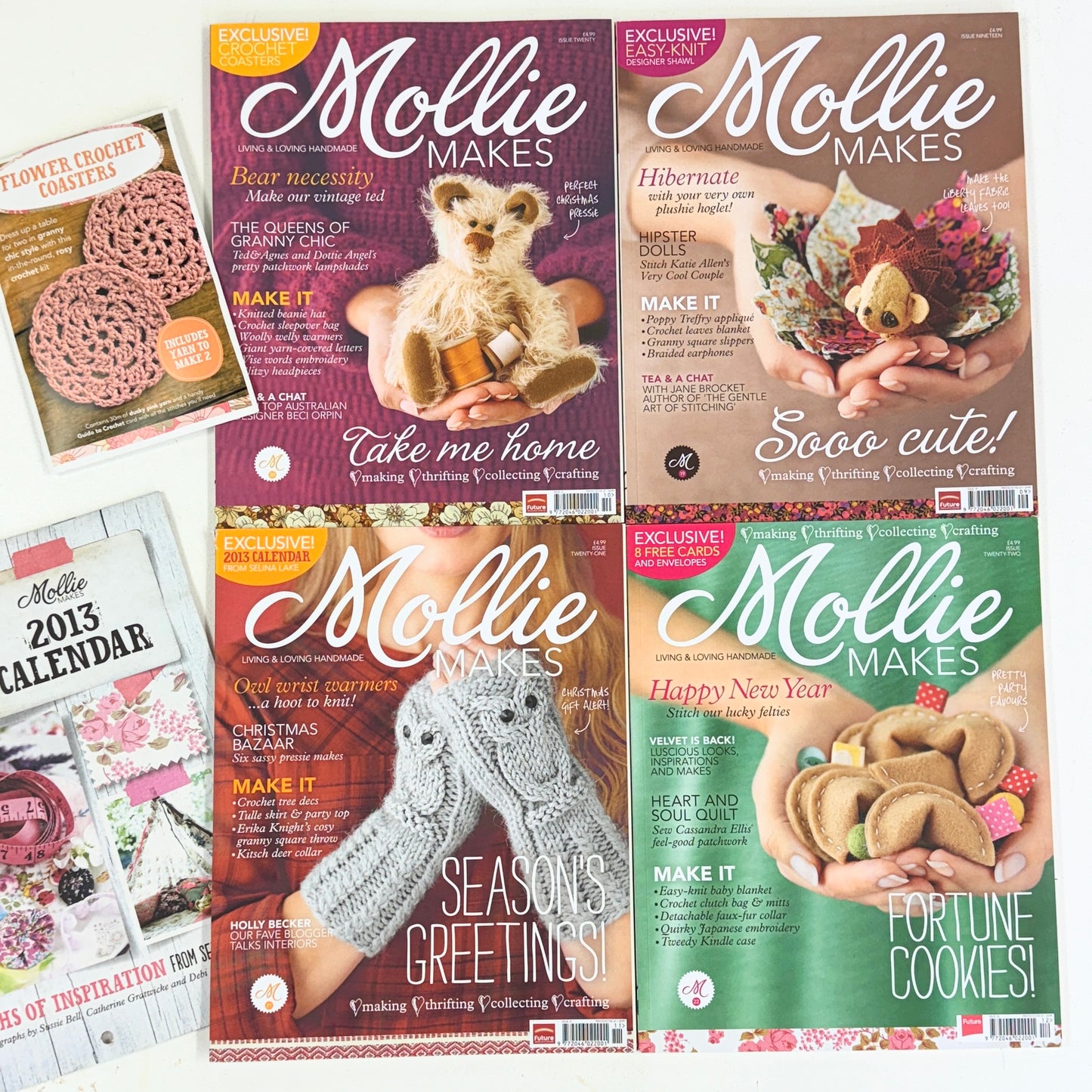 Bundle Mollie Makes Sewing Magazines