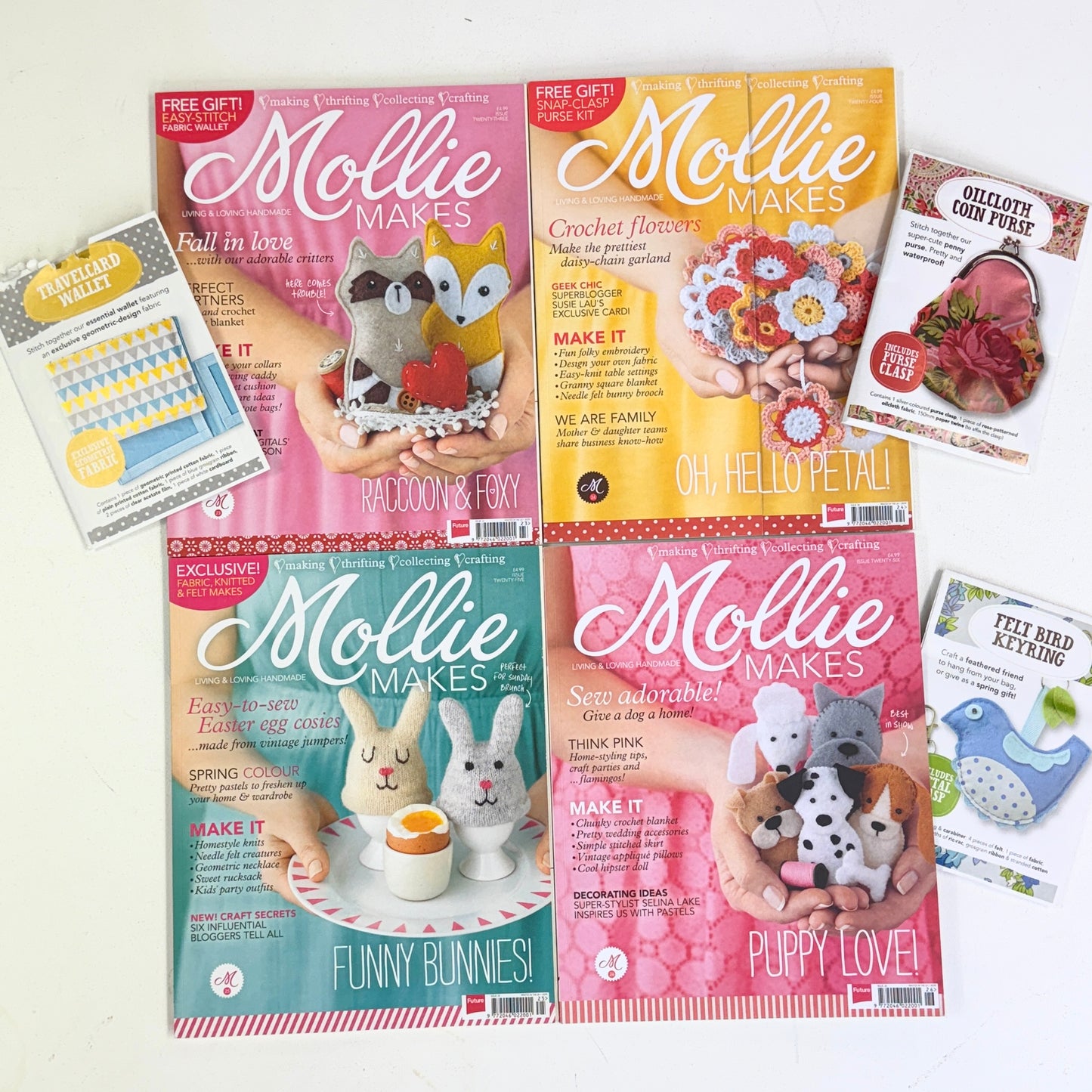 Bundle Mollie Makes Sewing Magazines