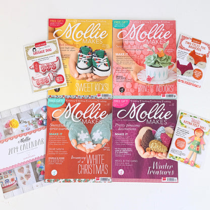 Bundle Mollie Makes Sewing Magazines