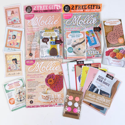 Bundle Mollie Makes Sewing Magazines