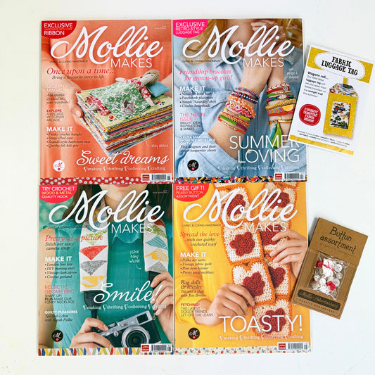 Bundle Mollie Makes Sewing Magazines