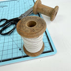 Vintage Ribbons By House Doctor - Wooden Spool and Ribbon/Trim