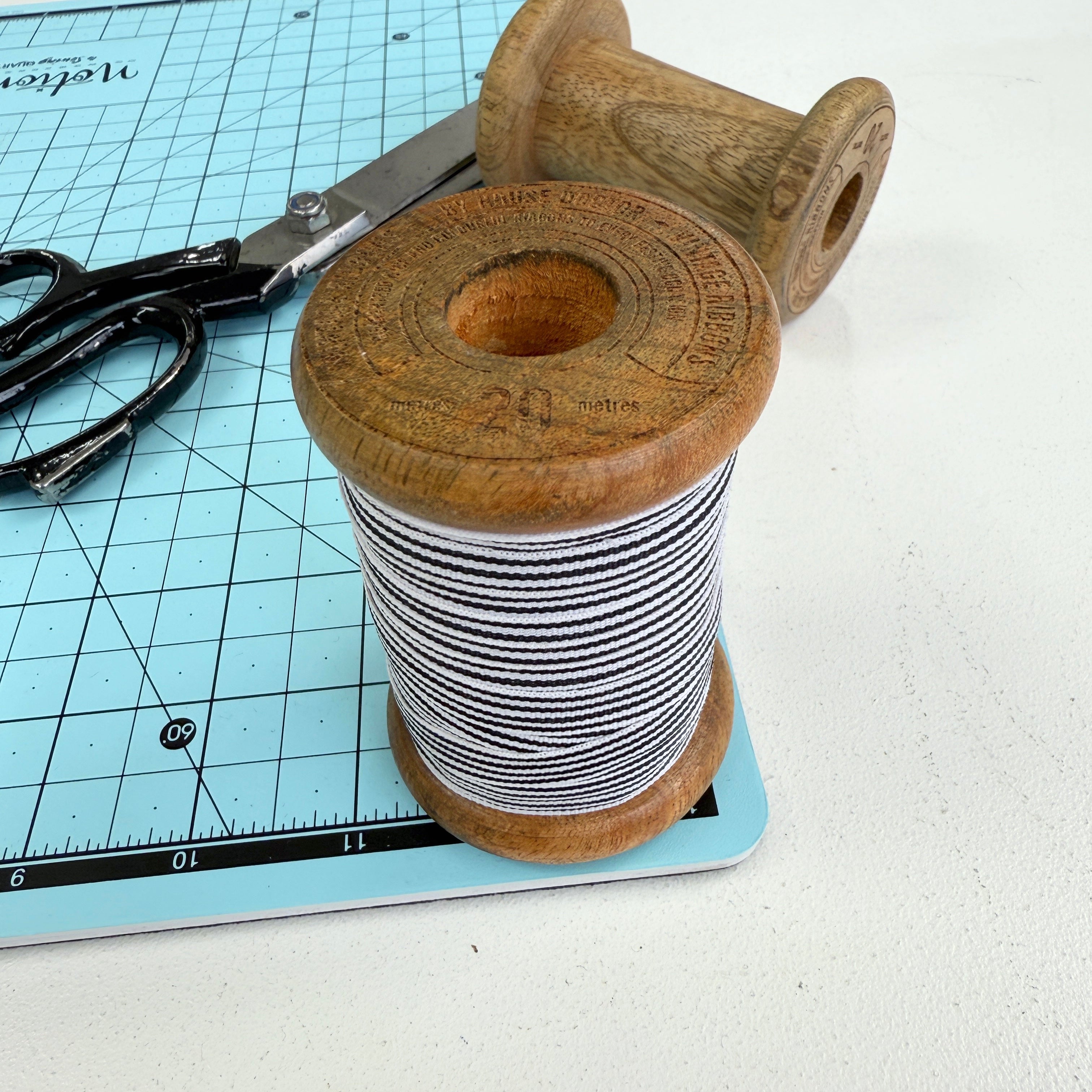 Vintage Ribbons By House Doctor - Wooden Spool and Ribbon/Trim