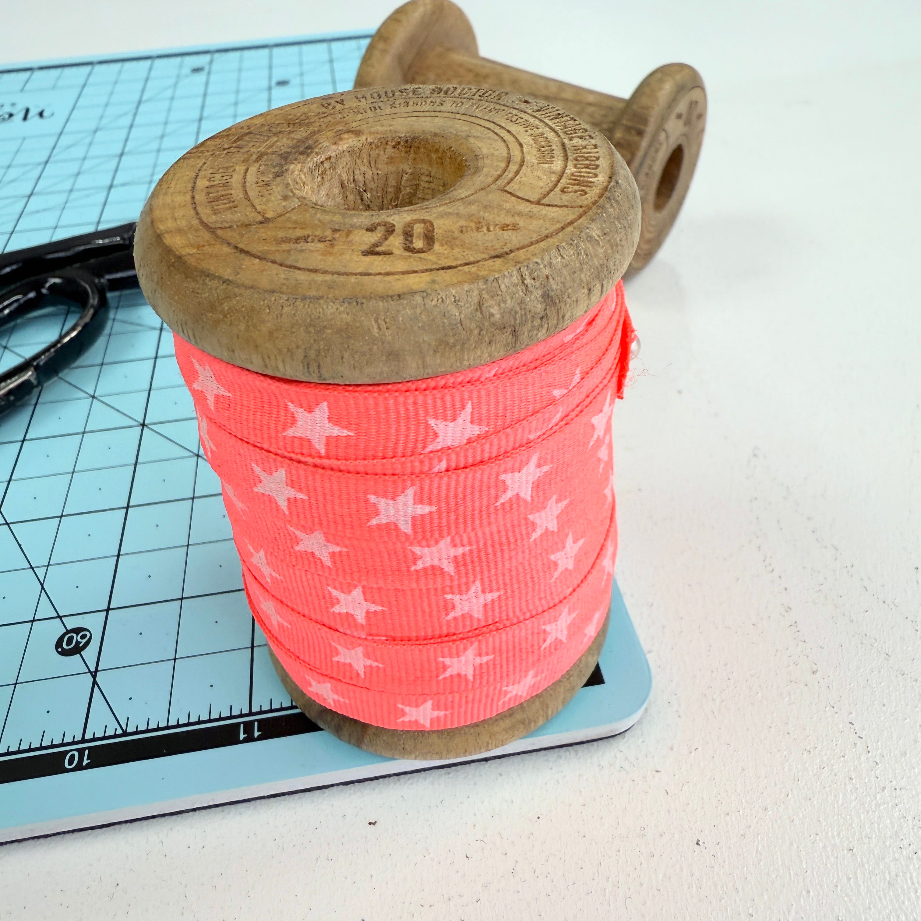 Vintage Ribbons By House Doctor - Wooden Spool and Ribbon/Trim