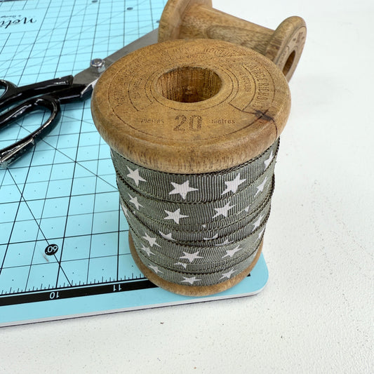 Vintage Ribbons By House Doctor - Wooden Spool and Ribbon/Trim
