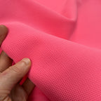 Crinkle Top Scuba - Deadstock Designer Fabric - Bright Pink