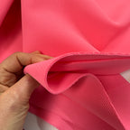 Crinkle Top Scuba - Deadstock Designer Fabric - Bright Pink