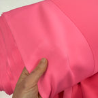 Crinkle Top Scuba - Deadstock Designer Fabric - Bright Pink