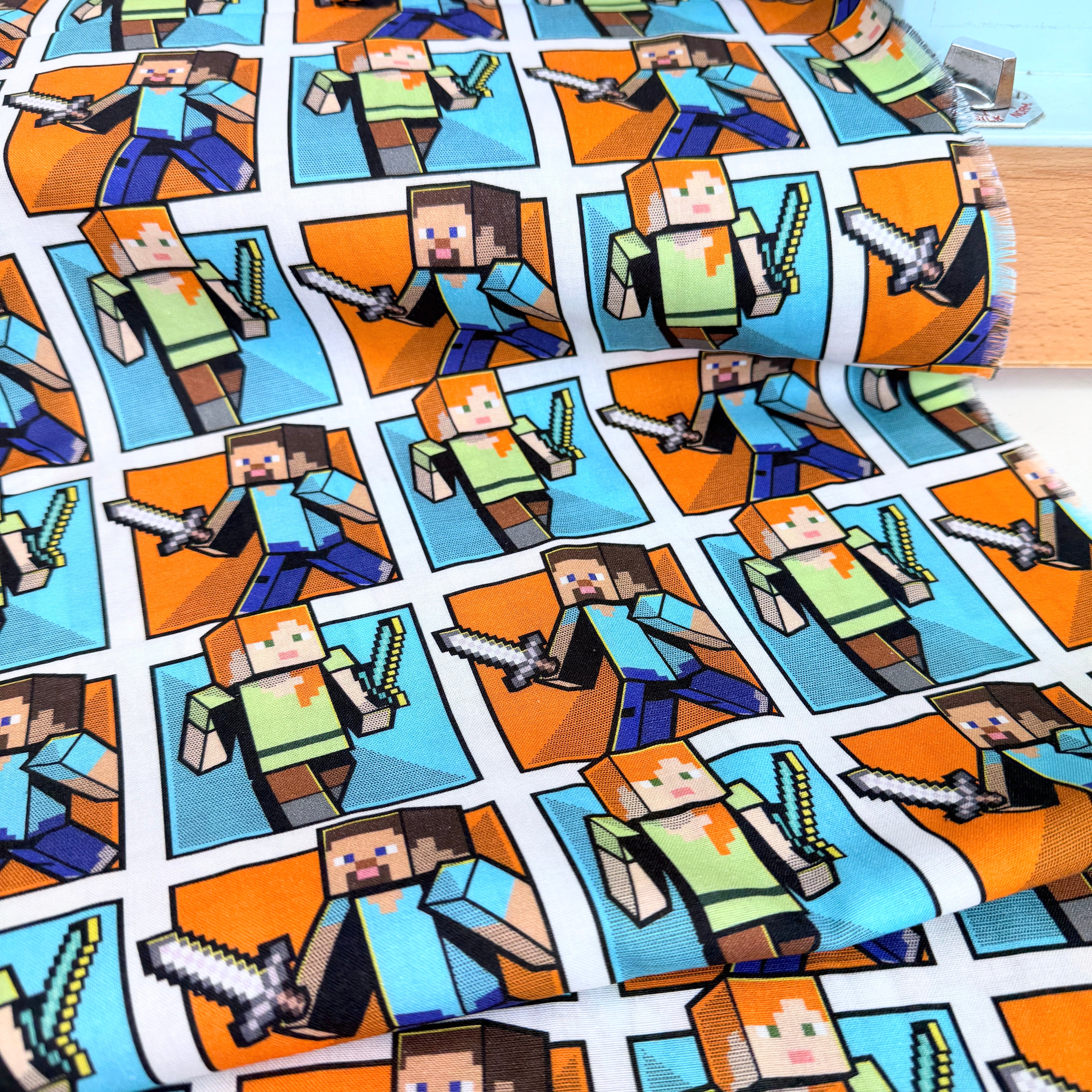 Springs Creative - Minecraft Alex and Steve Grid - Multi