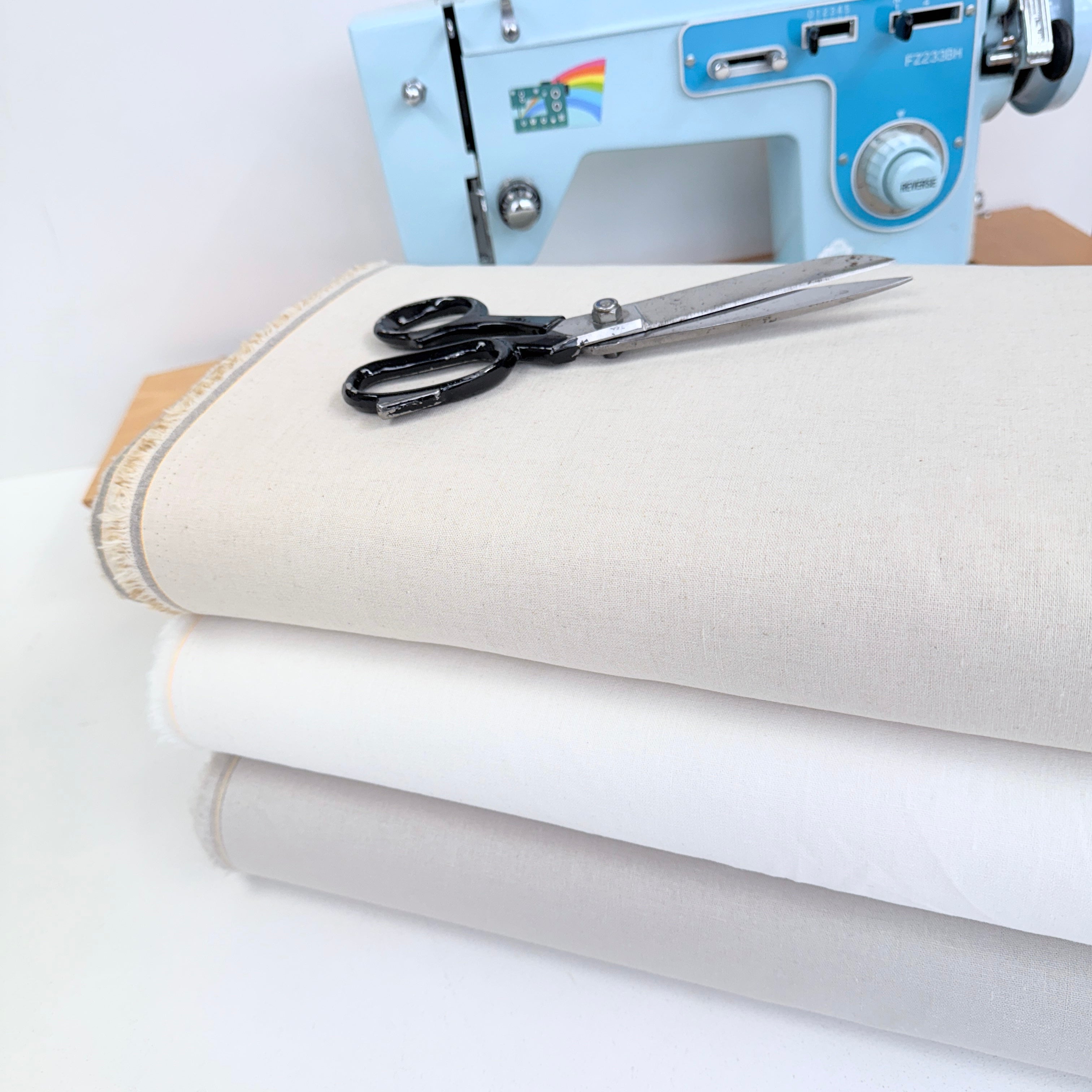 Robert Kaufman - Essex Linen - Prepared For Dye White