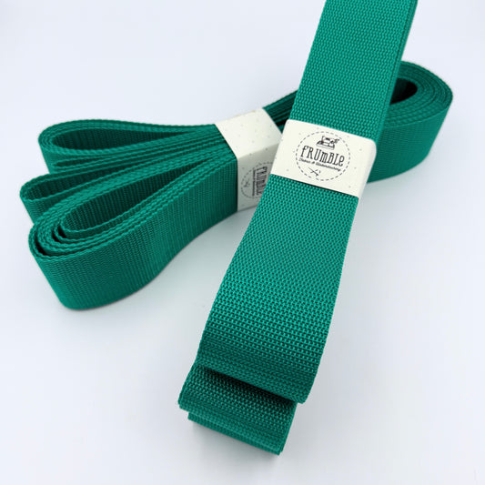 CLEARANCE: 12.7 Metres of 50mm Polyester Webbing - Dark Teal