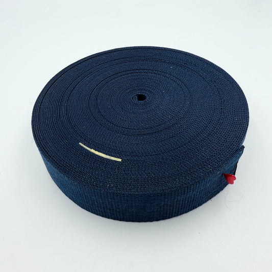 CLEARANCE: 19 Metre Roll of 38mm Polyester Webbing - Navy