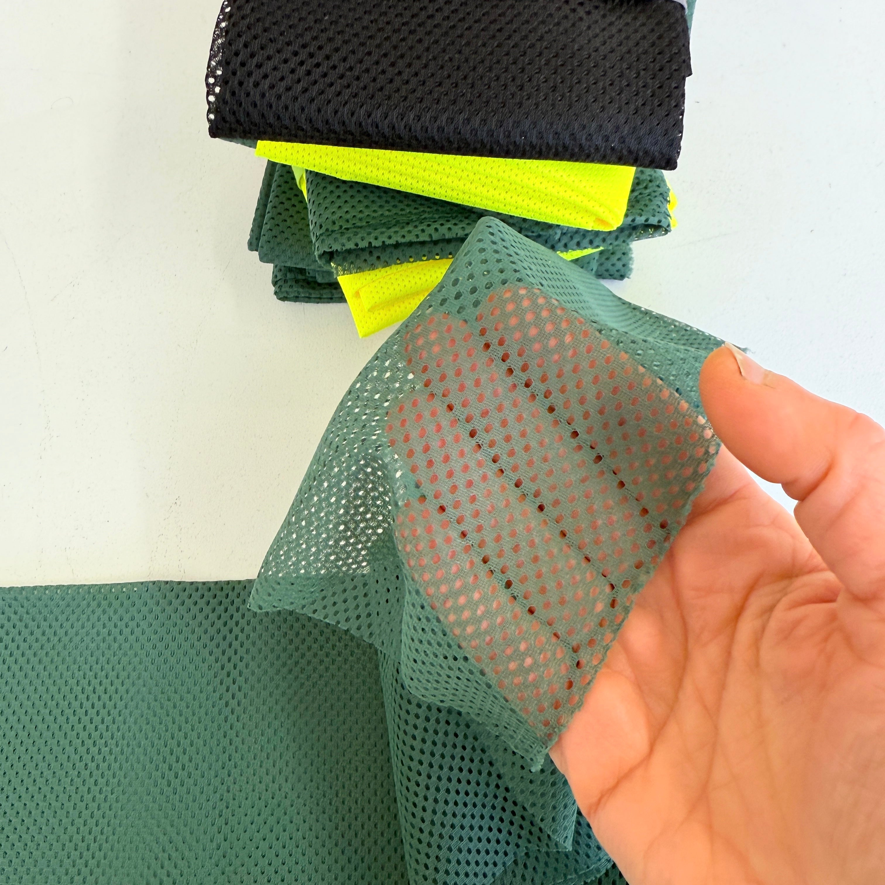 Air-Tech Airtex Soft light Bag Mesh - Bottle Green (50 x 74cm Pre-Cut)