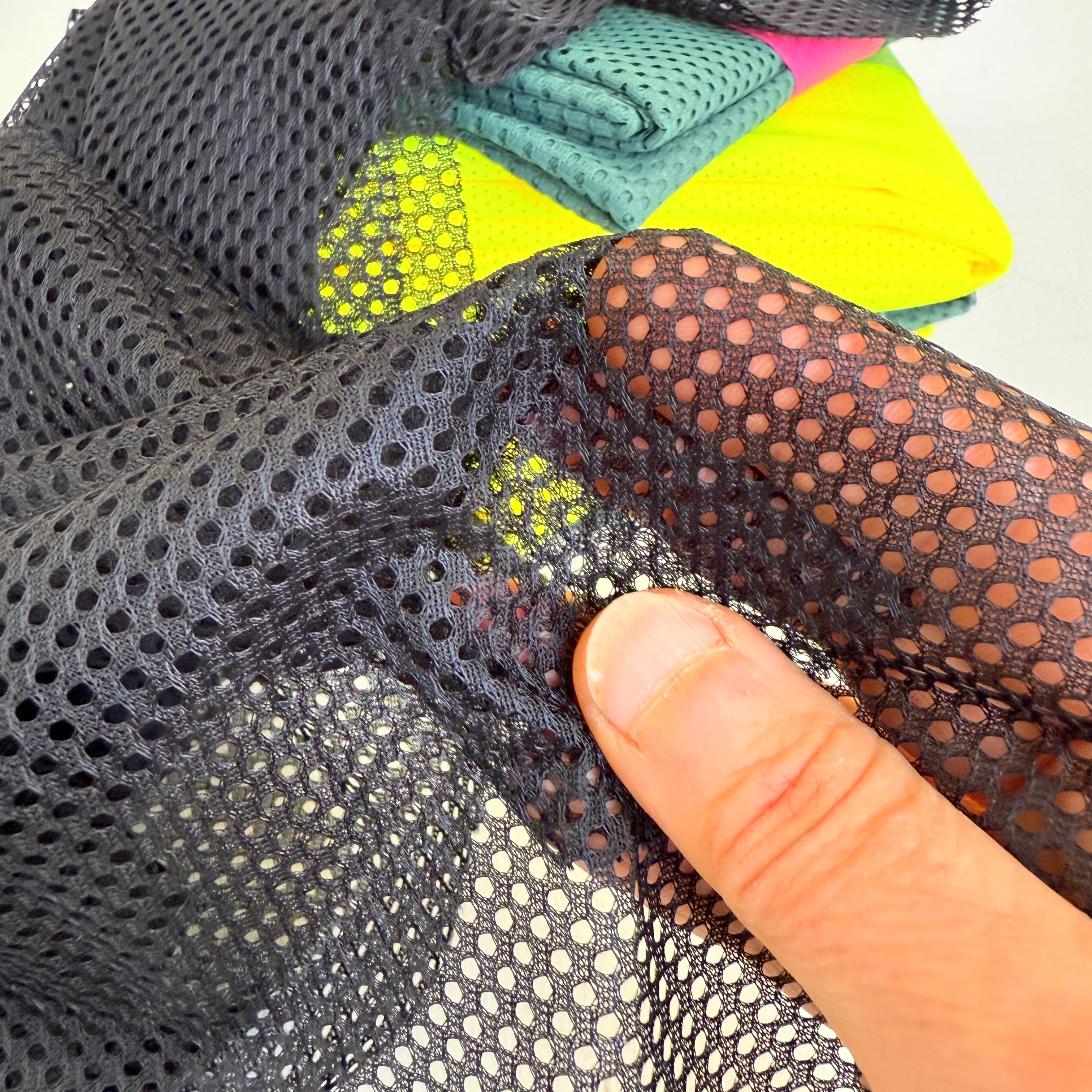 Air-Tech Airtex Soft Light Bag Mesh - Black (50 x 74cm Pre-Cut)