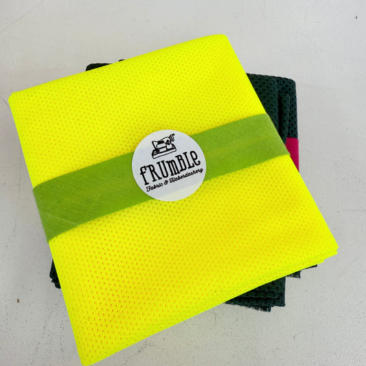 Air-Tech Airtex Strong Bag Mesh - Fluorescent Yellow (50 x 74cm Pre-Cut)