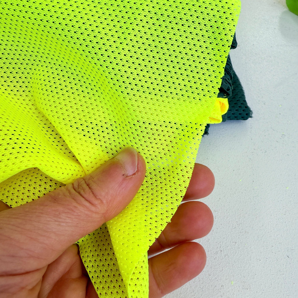 Air-Tech Airtex Strong Bag Mesh - Fluorescent Yellow (50 x 74cm Pre-Cut)