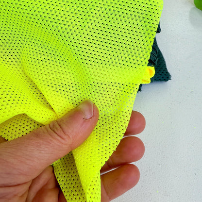 Air-Tech Airtex Strong Bag Mesh - Fluorescent Yellow (50 x 74cm Pre-Cut)