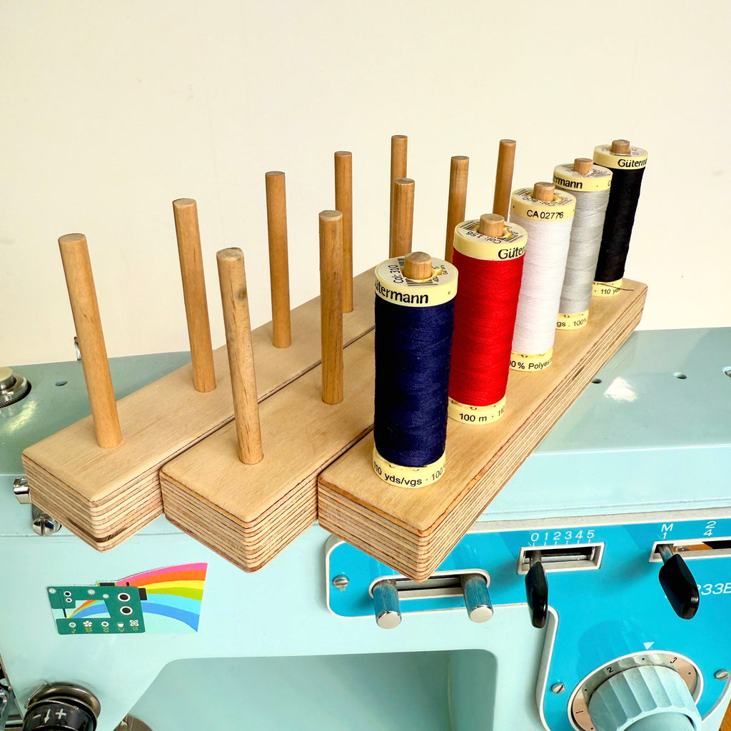 Handmade By Mat - Thread/Spool Holder Inc. 5 Reel of Thread