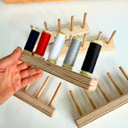 Handmade By Mat - Thread/Spool Holder Inc. 5 Reel of Thread