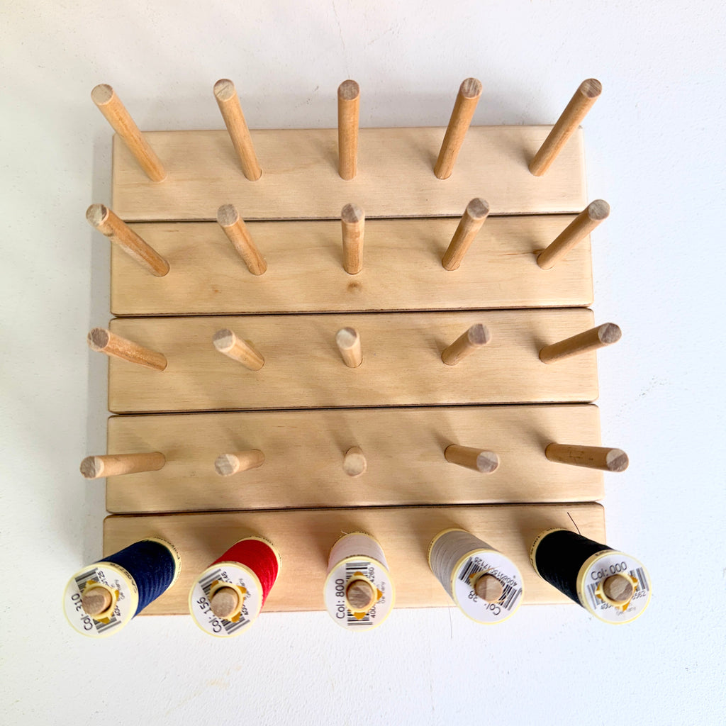 Handmade By Mat - Thread/Spool Holder Inc. 5 Reel of Thread