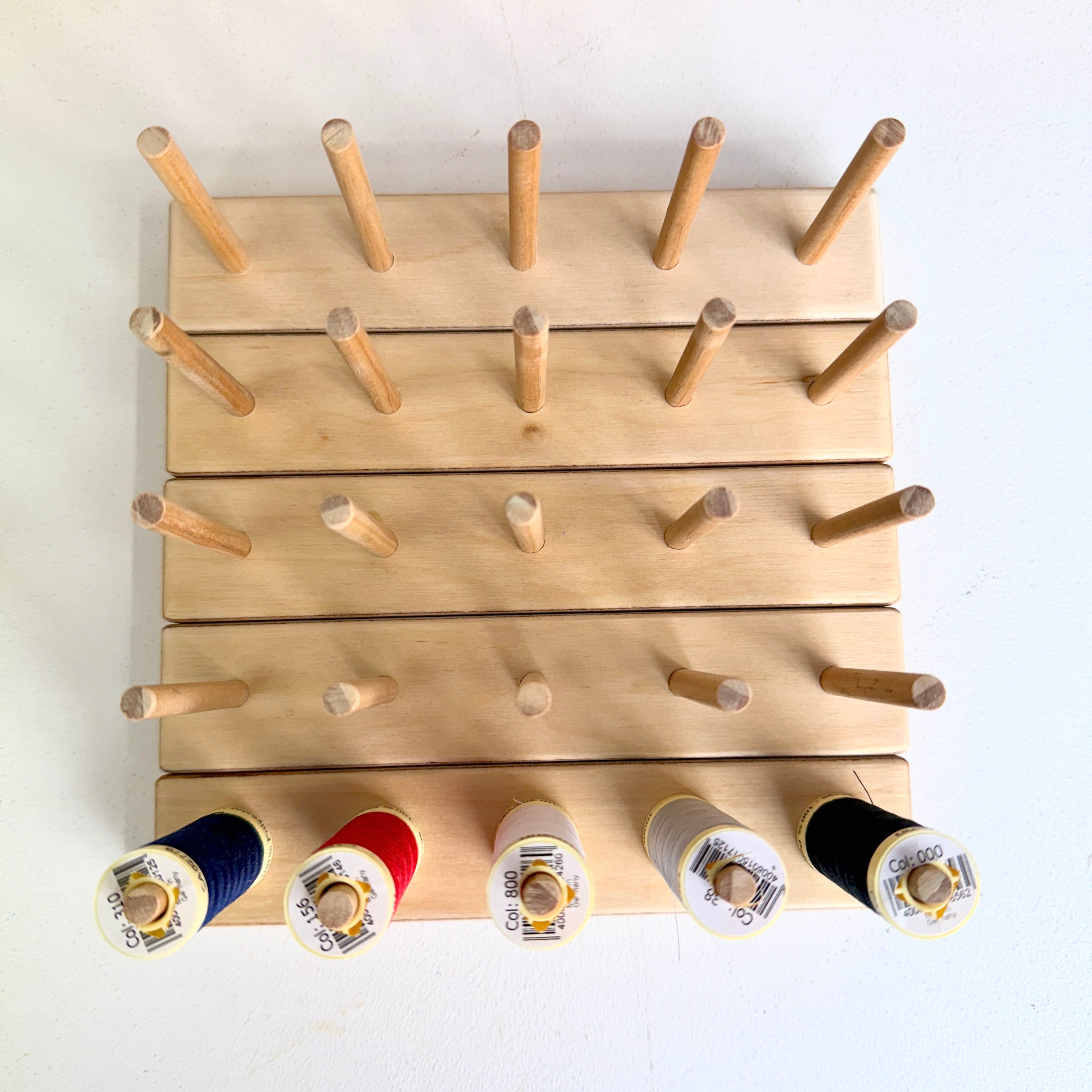 Handmade By Mat - Thread/Spool Holder Inc. 5 Reel of Thread