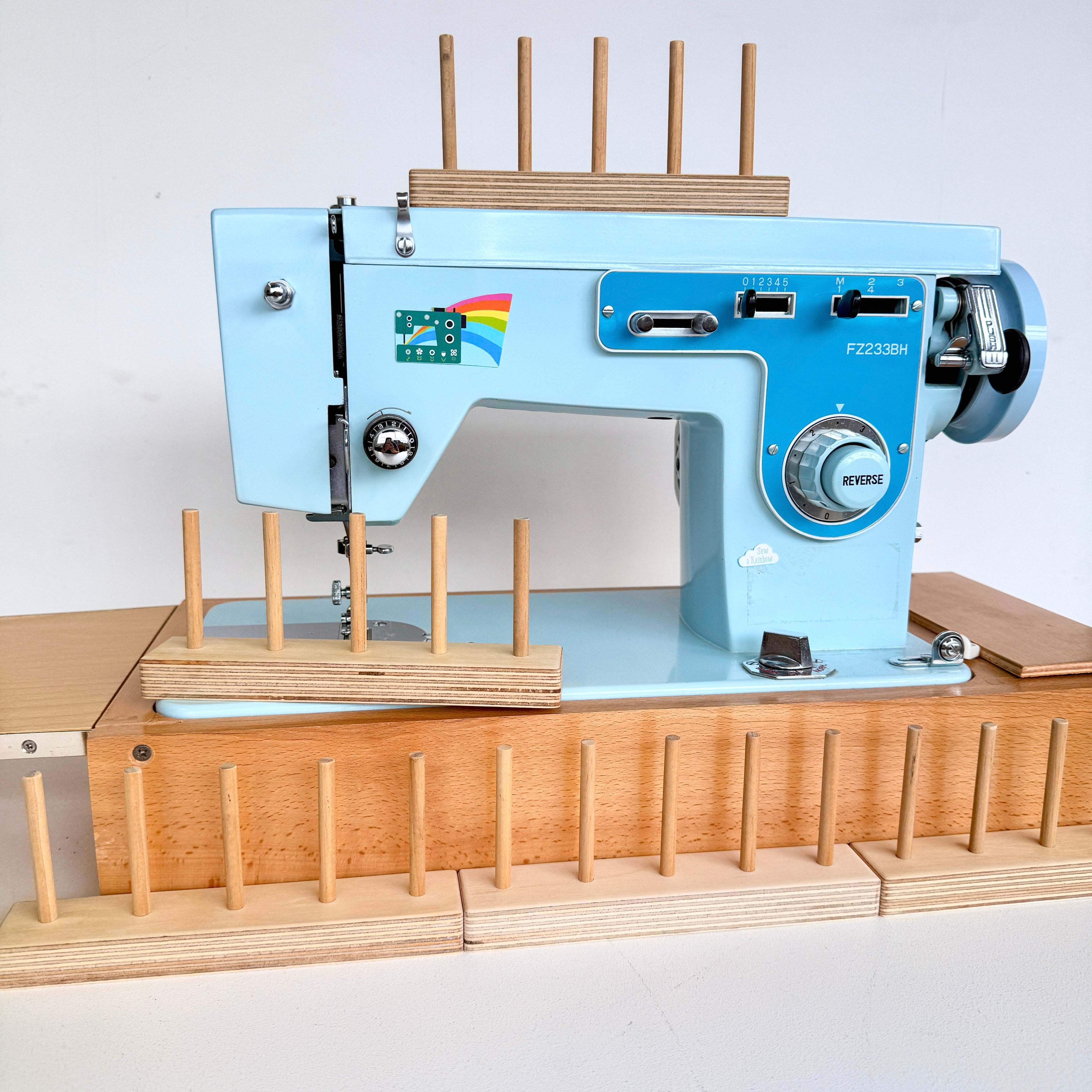 Handmade By Mat - Thread/Spool Holder Inc. 5 Reel of Thread