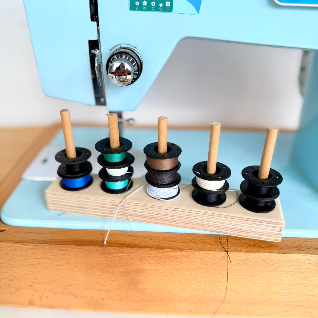 Handmade By Mat - Thread/Spool Holder Inc. 5 Reel of Thread