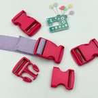 30mm Delrin Plastic Buckle - Bright Colours - 5 pack