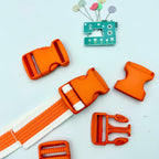 30mm Delrin Plastic Buckle - Bright Colours - 5 pack