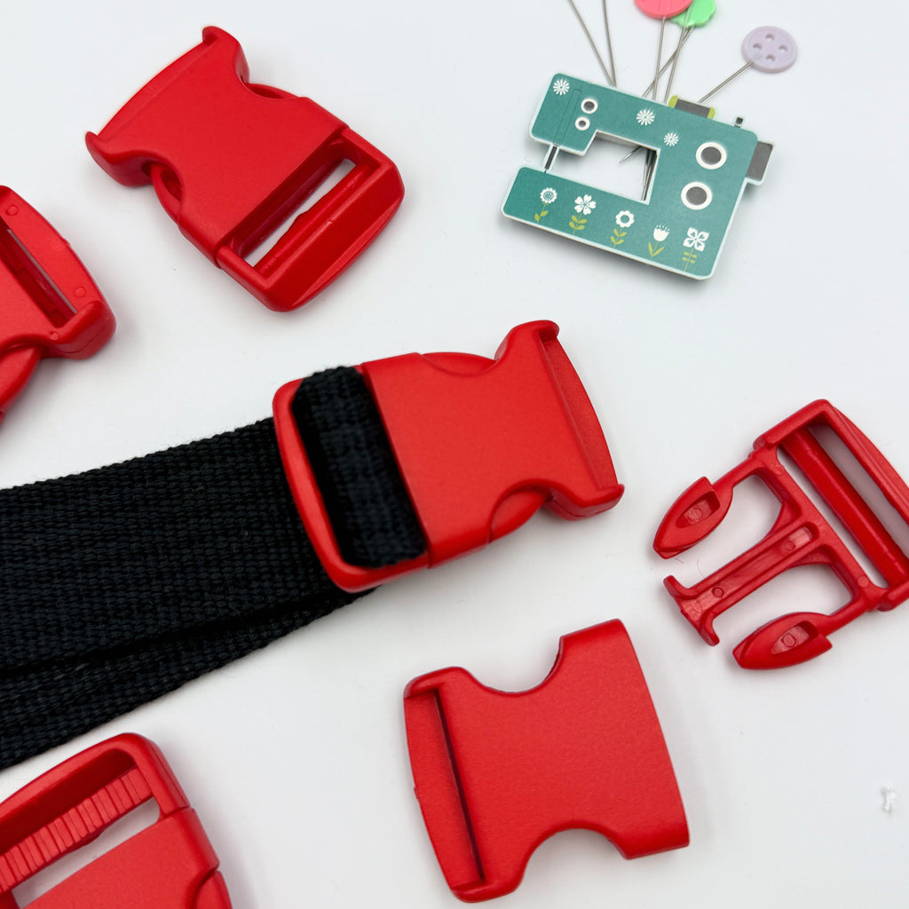 30mm Delrin Plastic Buckle - Bright Colours - 5 pack