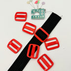 30mm Plastic Bag Slider - Bright Colours - 5 pack