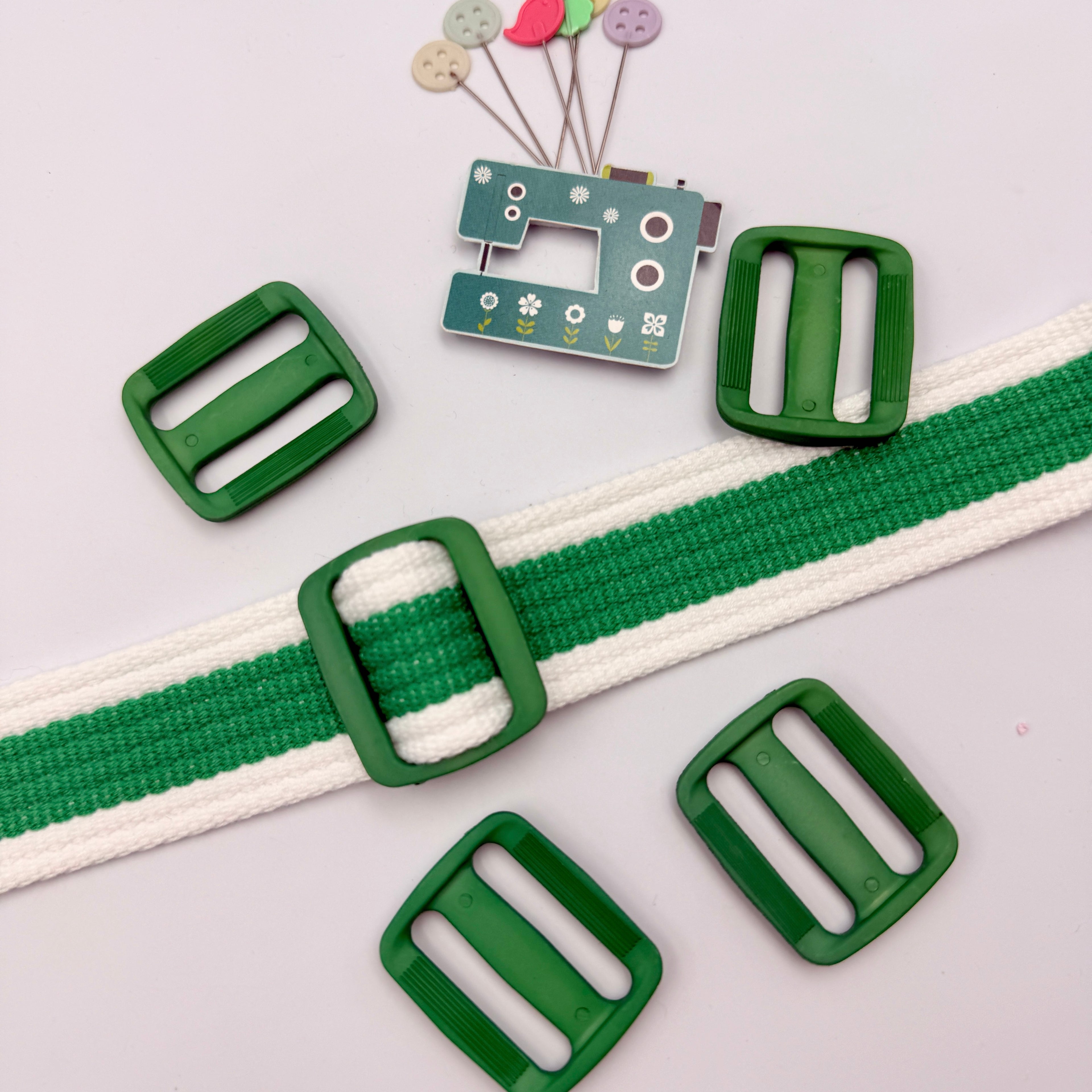 30mm Plastic Bag Slider - Bright Colours - 5 pack