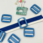 30mm Plastic Bag Slider - Bright Colours - 5 pack