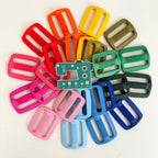 30mm Plastic Bag Slider - Bright Colours - 5 pack