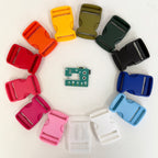 30mm Delrin Plastic Buckle - Bright Colours - 5 pack