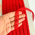 CLEARANCE: Acrylic Lace Reds - 15 Colours - Approx. 20m