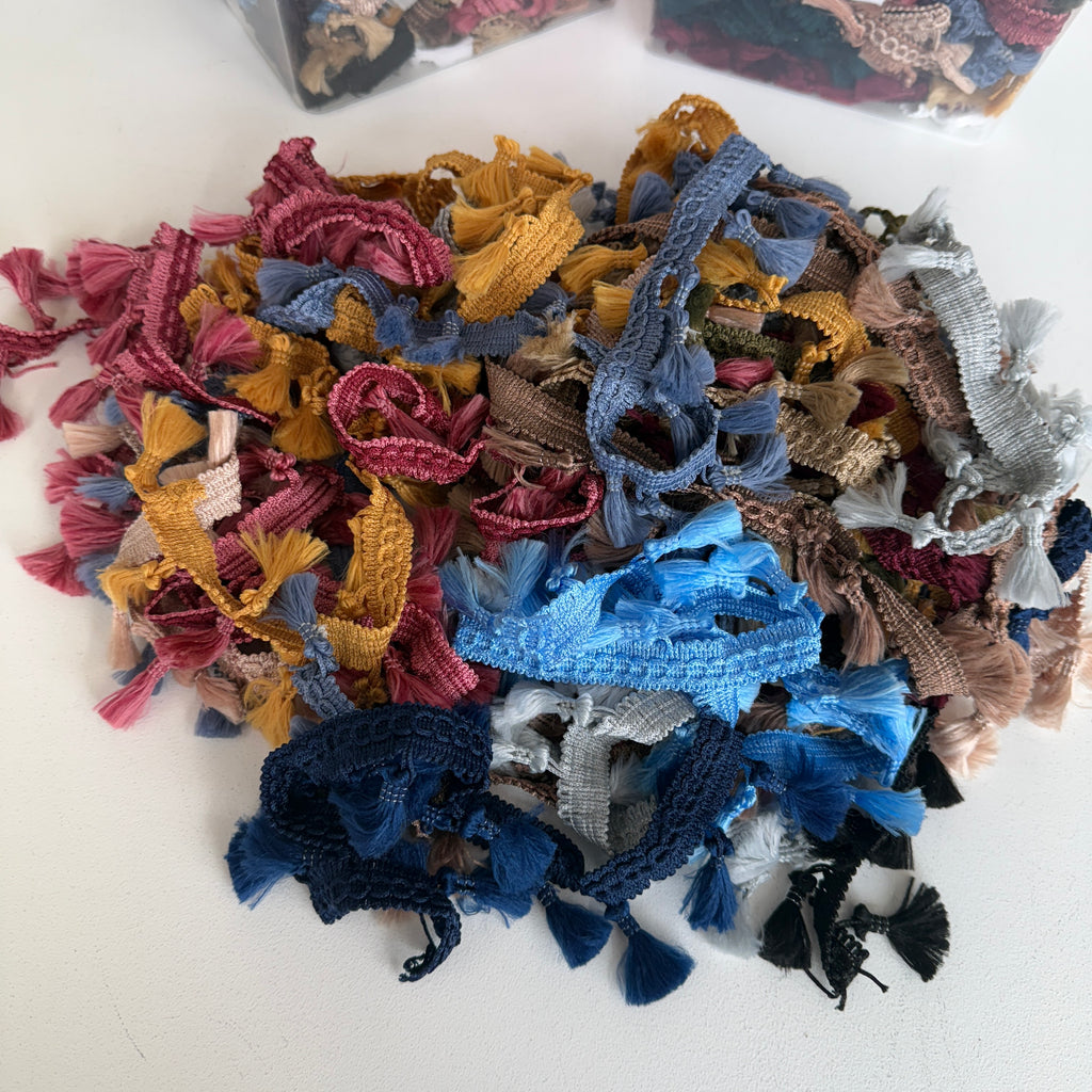 CLEARANCE: 15m Tassel Fringe Trim Remnant Pack