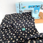 Dear Stella Fabric - Viva La Vida - Skulls Midnight