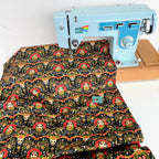 Dear Stella Fabric - Viva La Vida - Day Of The Dead Midnight