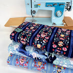 Riley Blake Fabric - Down The Rabbit Hole Tea Party - Sky