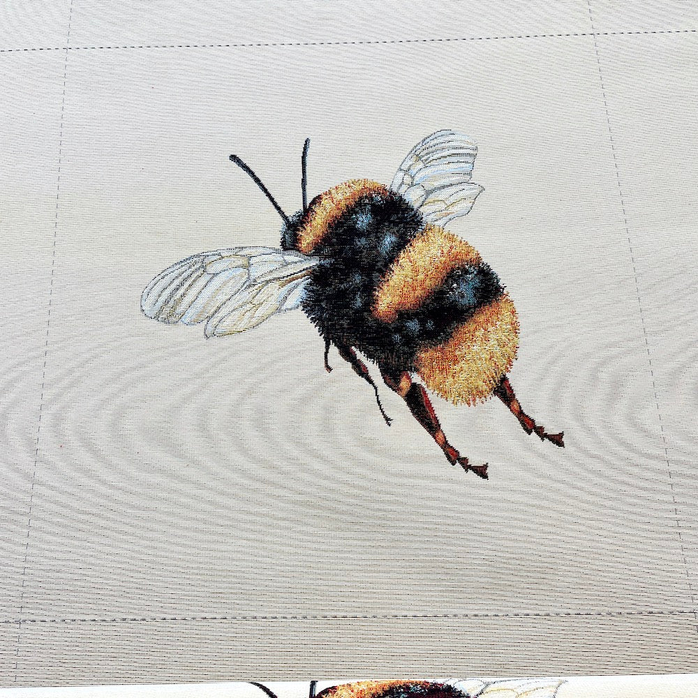 DIY Cushion Panel - Bumble Bee - Tapestry Canvas Fabric