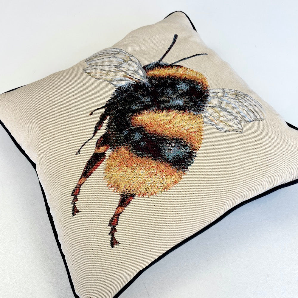 DIY Cushion Panel - Bumble Bee - Tapestry Canvas Fabric
